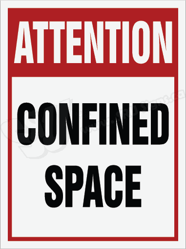 Attention – Confined Space