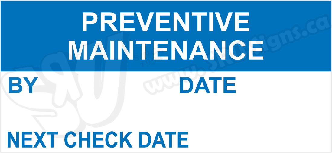 Sruequip145 preventive maintenance