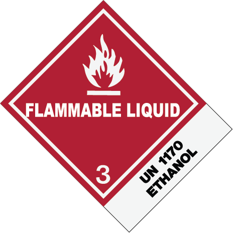 Placard – UN – Ethanol – 1170-2