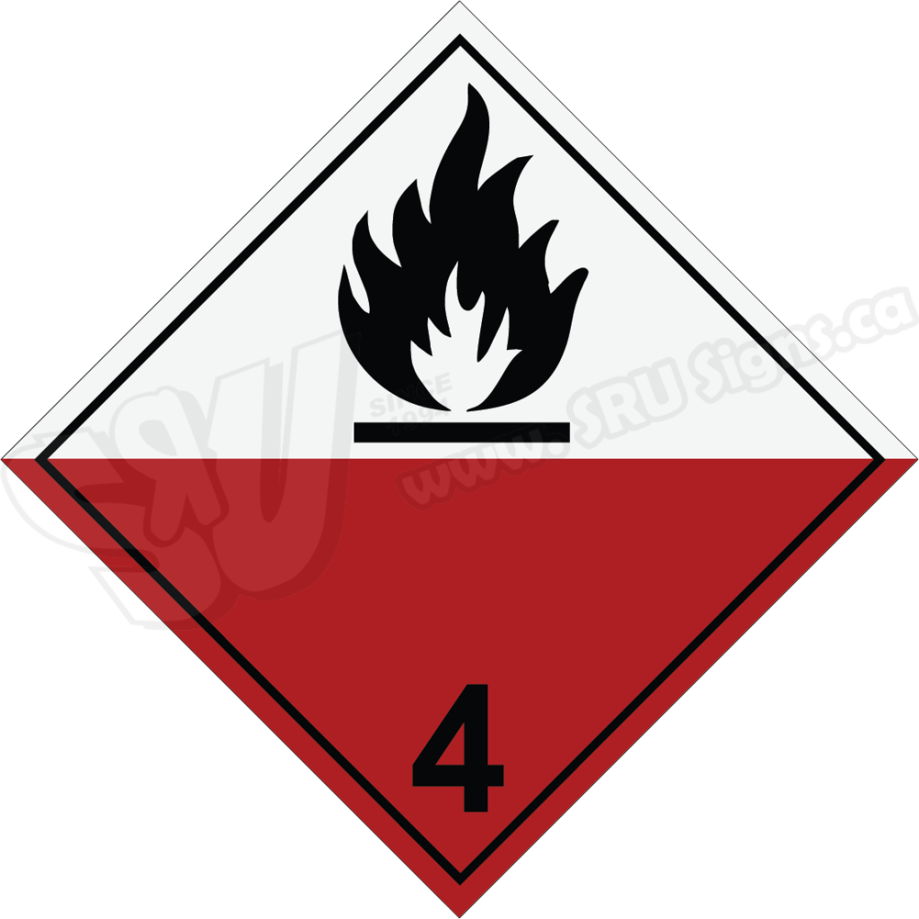 Sruplac025 flammable class 4